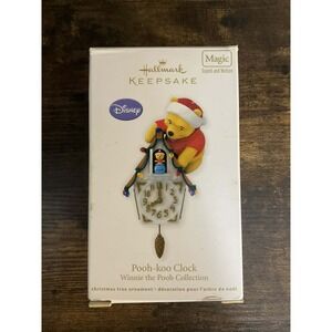 VTG Pooh-Koo Clock Winnie the Pooh Disney Magic Hallmark Ornament 2012
